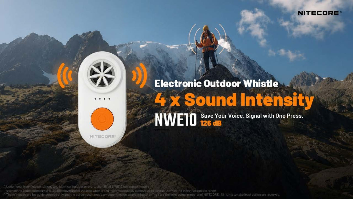 Electronic Outdoor Whistle 126dB SOS Beacon Camping Emergency Tool