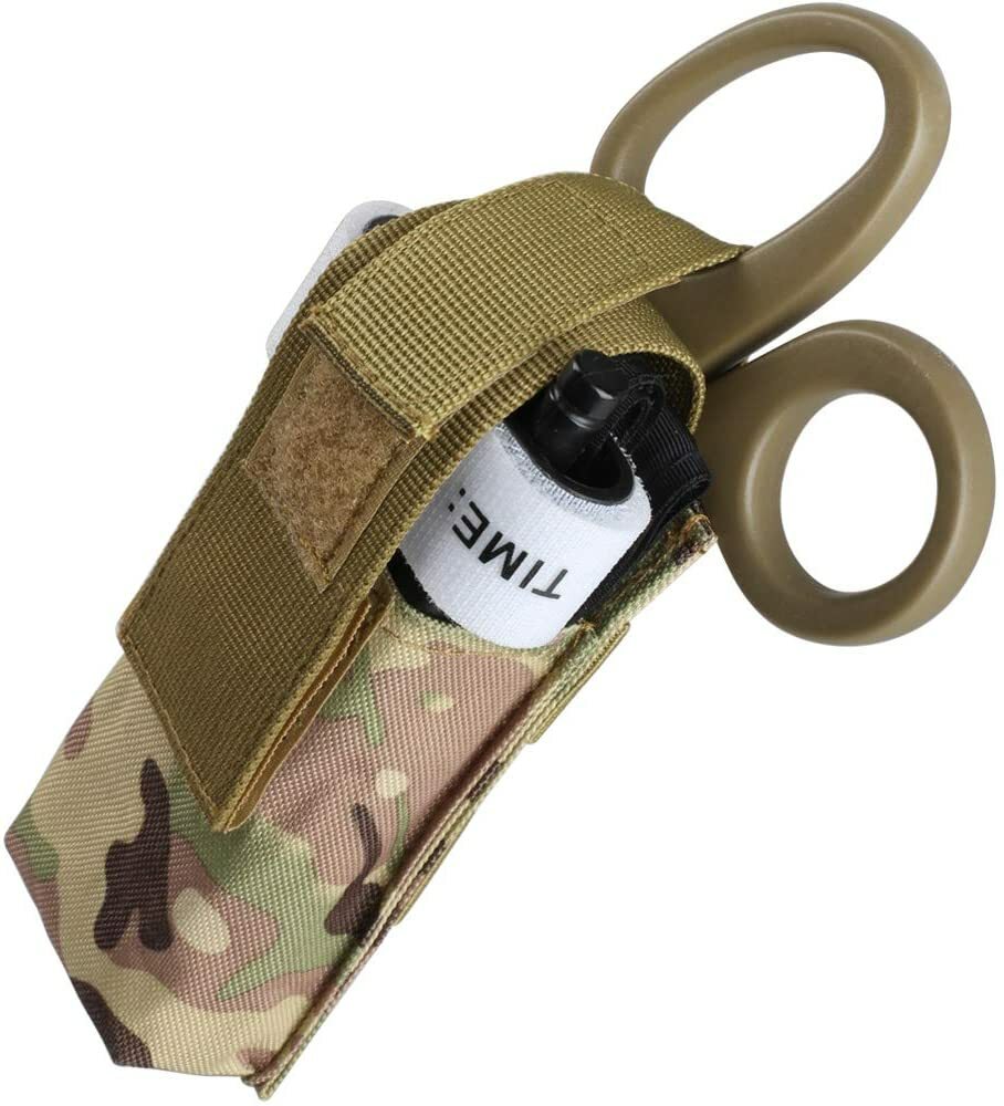 Tactical Medical Shears Pouch EMT Scissors Bag Organizer for Molle System