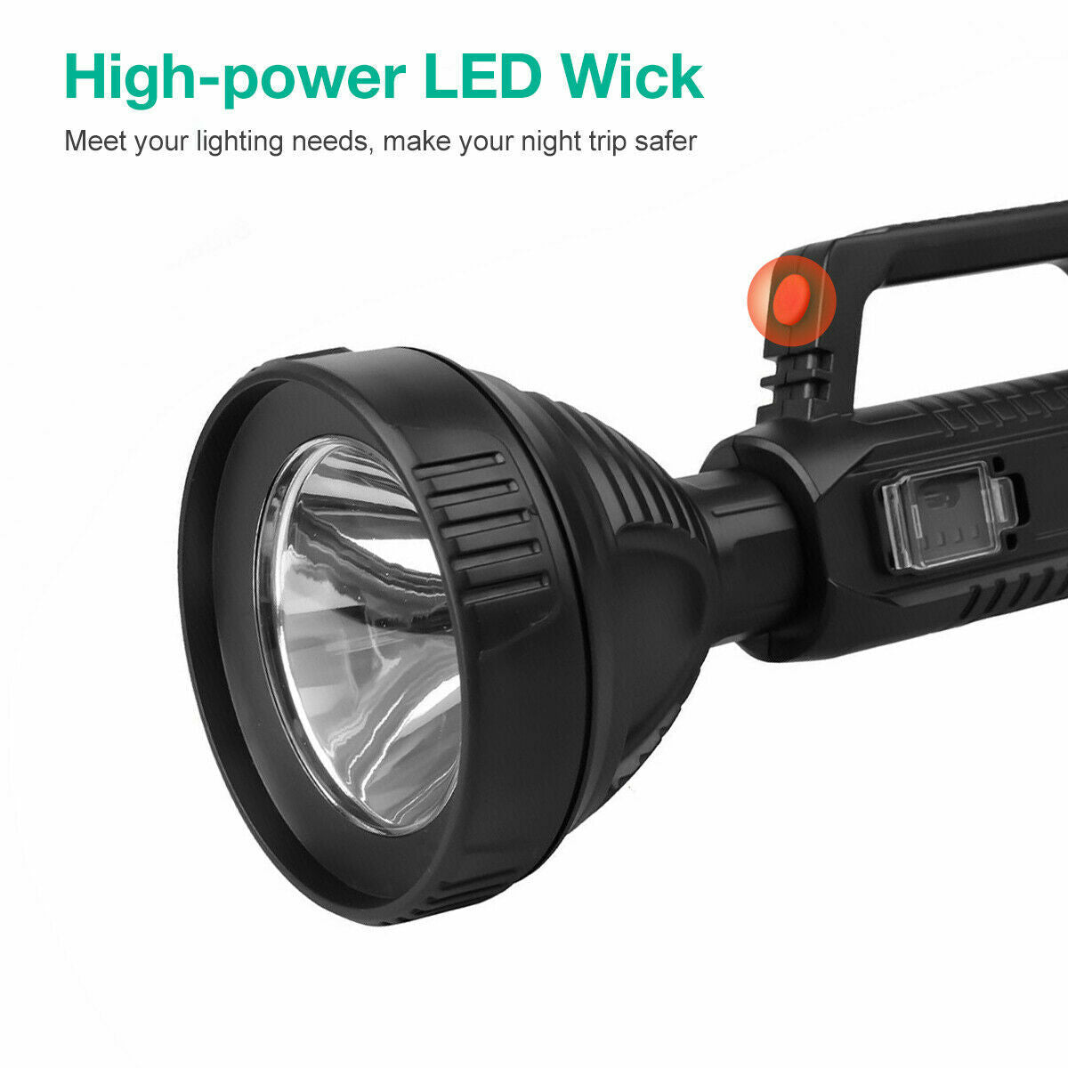 Rechargeable LED Searchlight Handheld Spotlight with 1640ft Range