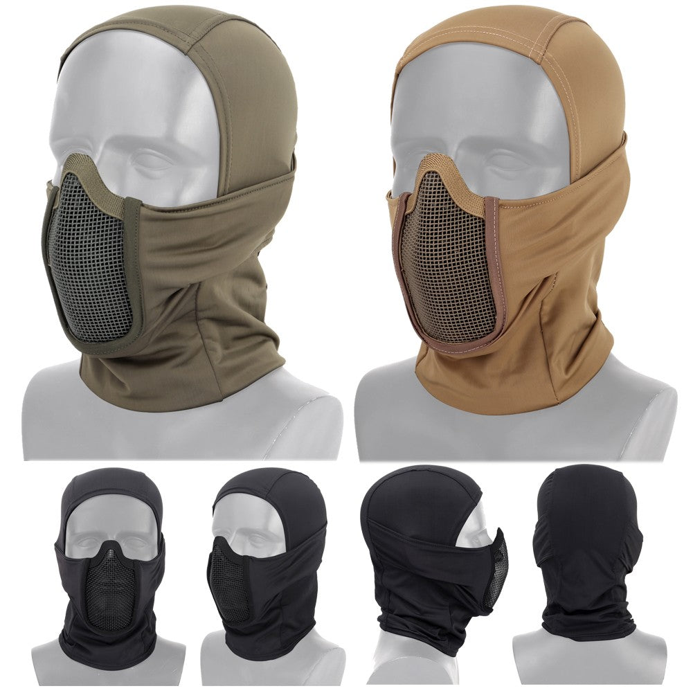 Breathable Mesh Tactical Face Mask for Airsoft, Hunting & Outdoor Sports