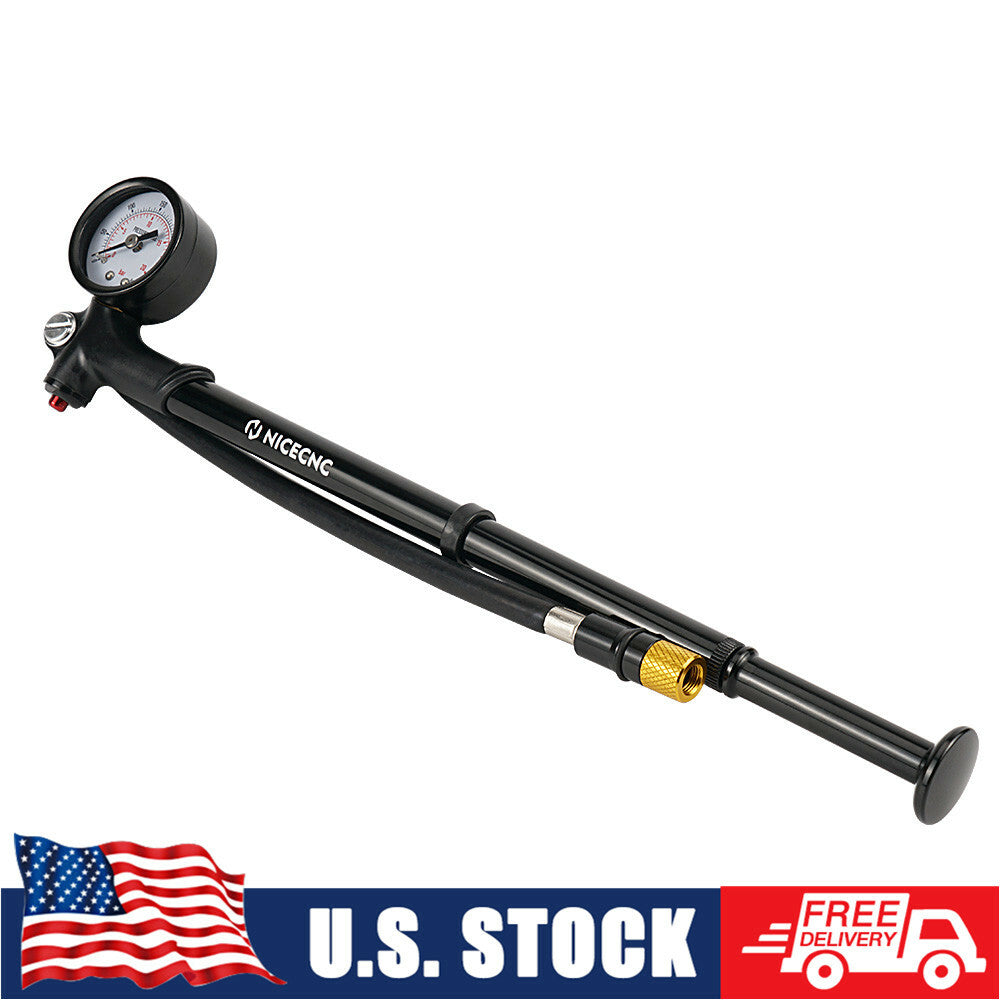Bike Suspension Air Pump 300psi for Motorcycle & Bicycle Shock Adjustment