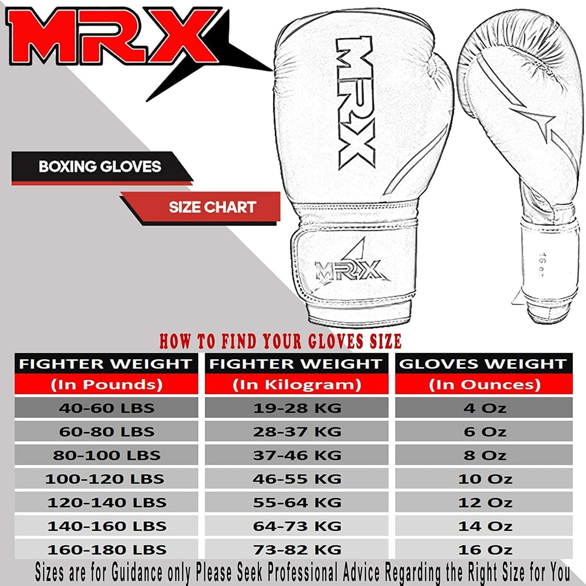 Unisex Boxing Gloves for Men & Women - Sparring, Kickboxing, MMA Training