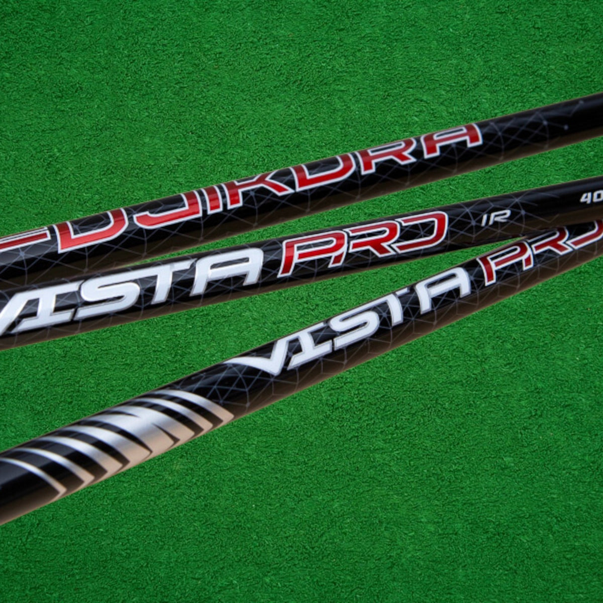 Graphite Iron Golf Shafts Set with Multiple Flex & Weight Options - .370" Parallel Tip