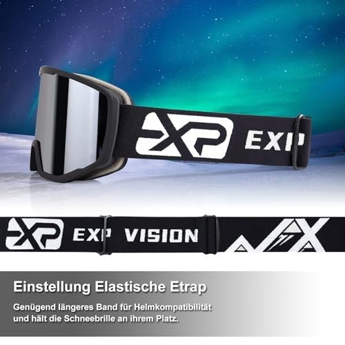 Over-Glasses Ski Snowboard Goggles Interchangeable Lenses Anti-Fog UV400