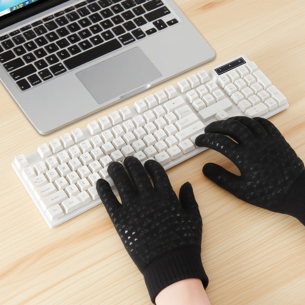 Heated Gloves Electric USB Hand Warmers Touchscreen Winter Gloves