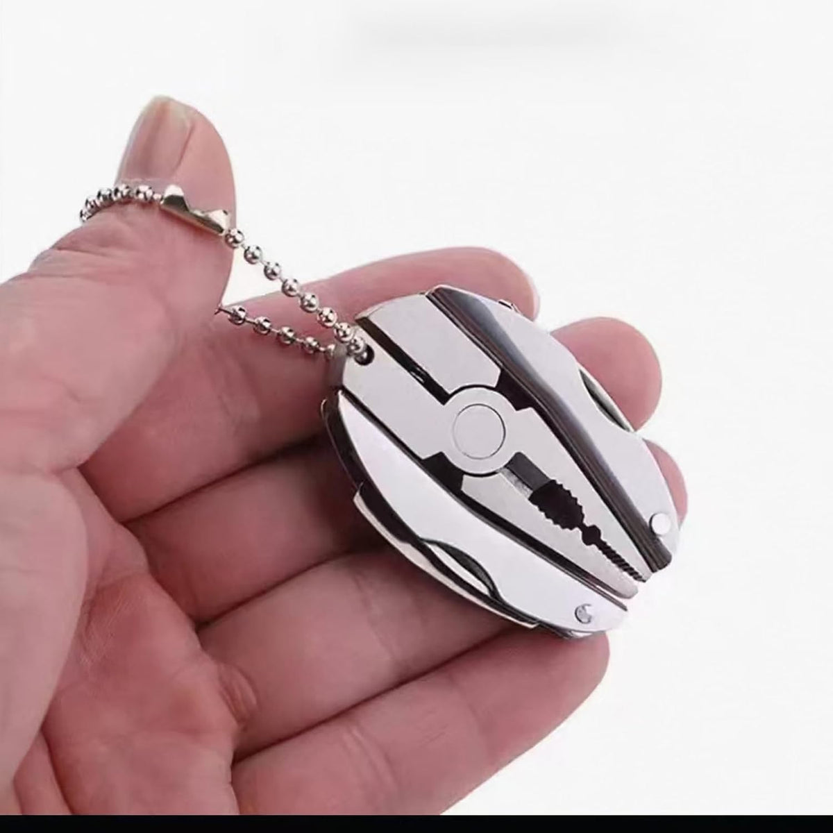 Mini Folding Multi Tool Pliers for Camping Fishing Travel Keychain