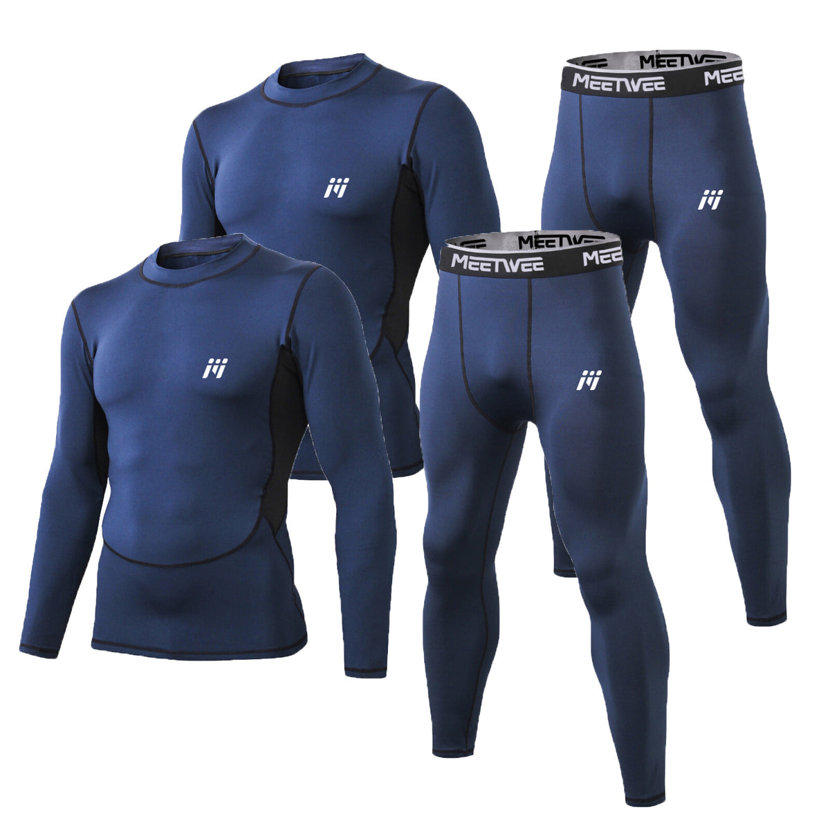 Men's Thermal Long Johns Base Layer Sets for Winter Ski & Cold Weather