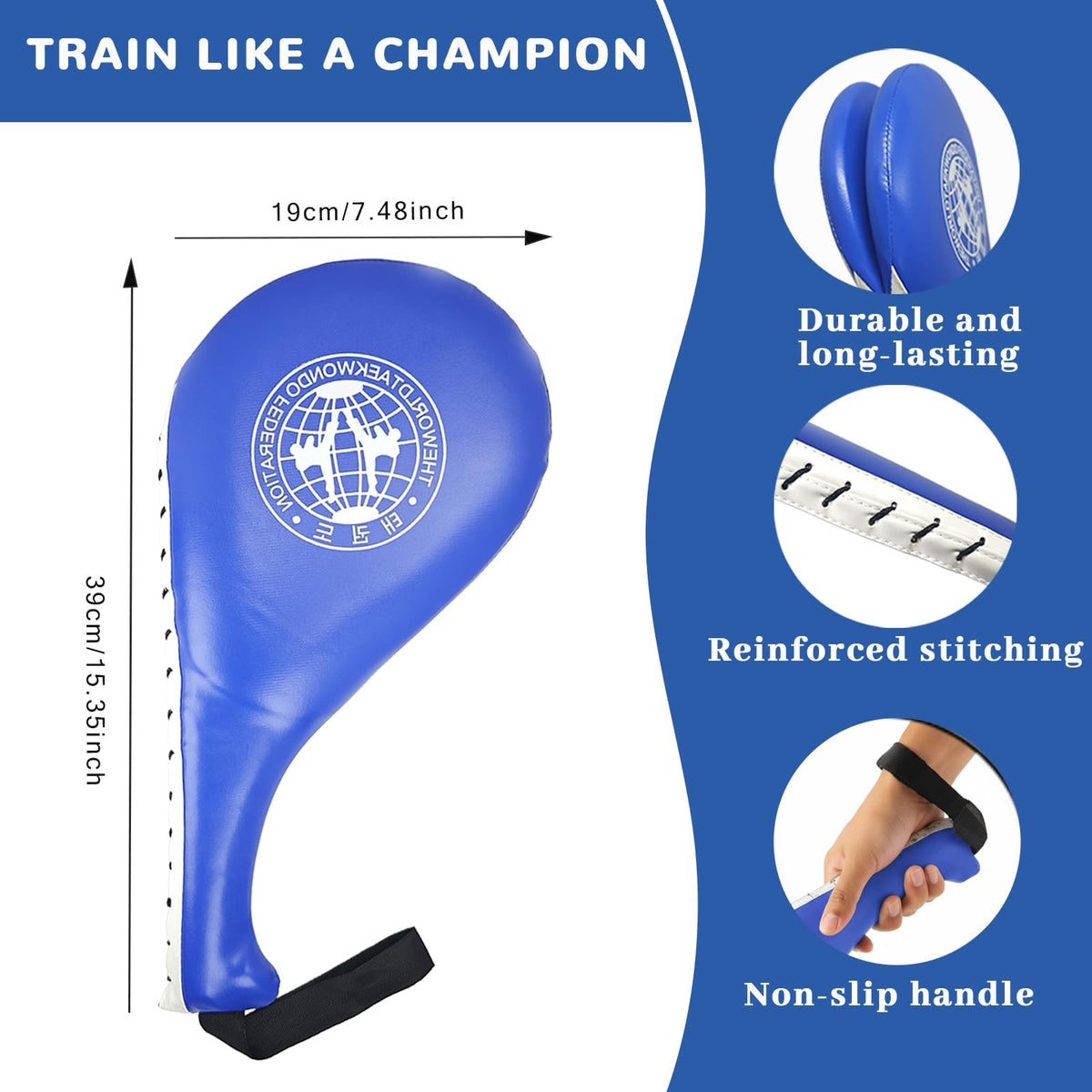 Martial Arts Training Set with Rebreakable Breaking Board and Kick Target Pad