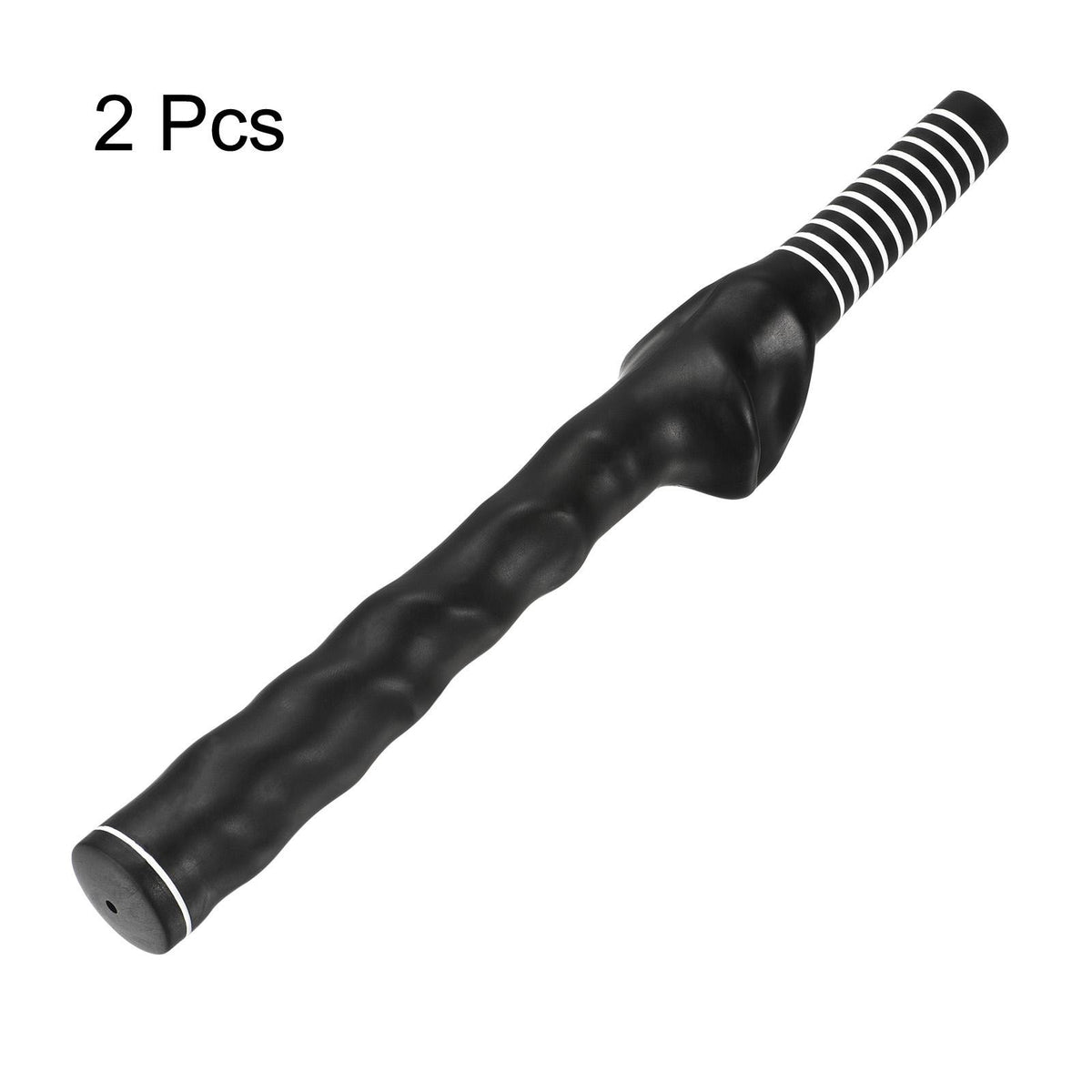 Left Hand Golf Swing Training Grip Set - Practice Aid for Beginners Black