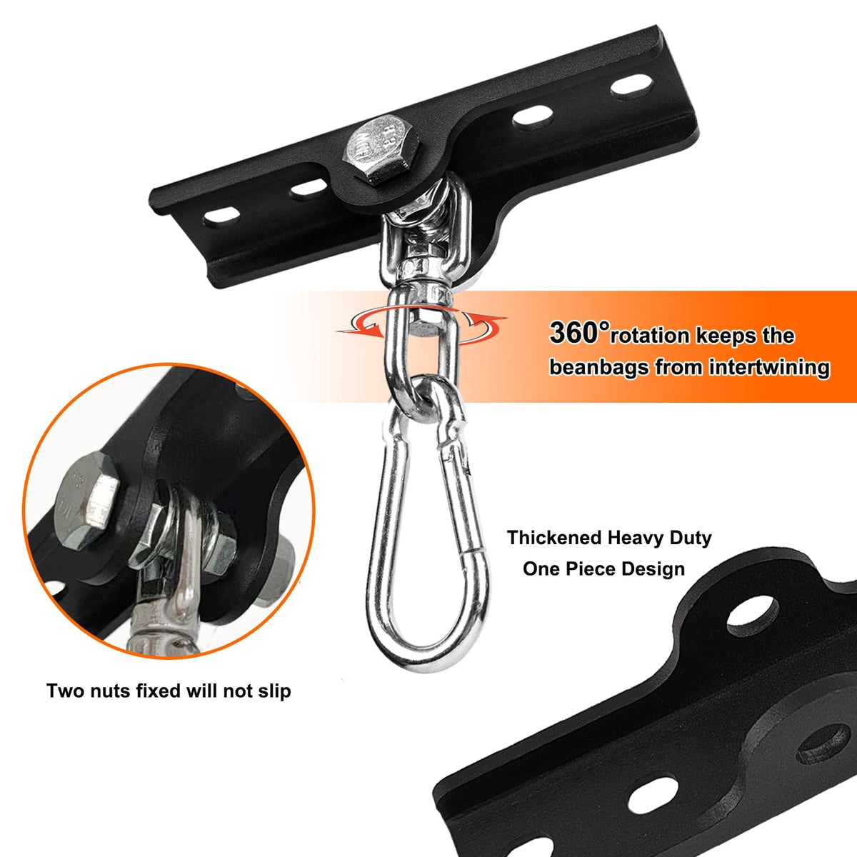 Heavy Punching Bag Hanger Wall Ceiling Mount with Swivel for Boxing MMA