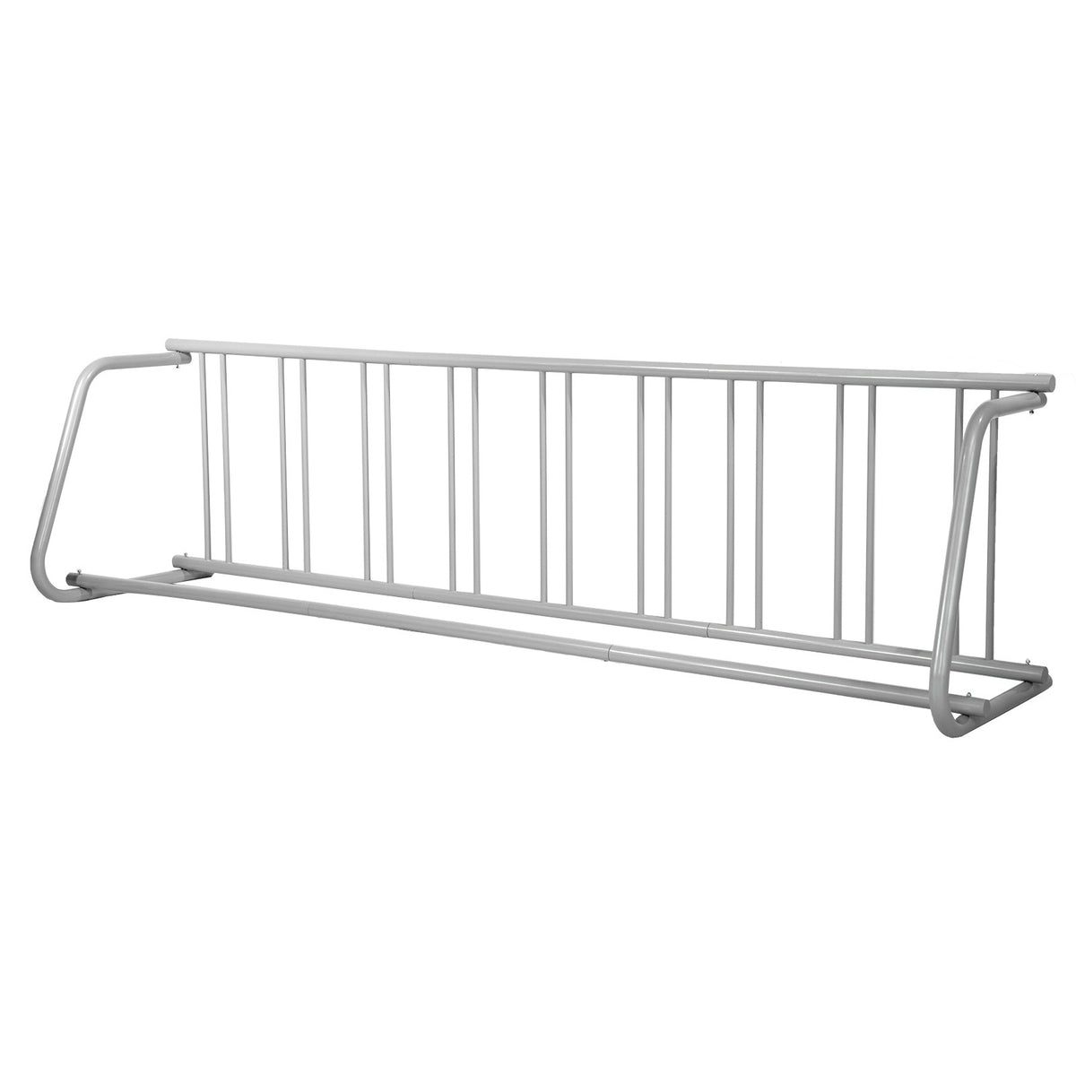 9-Bike Floor Bike Rack with Stability Stand - Single-Side Bicycle Storage