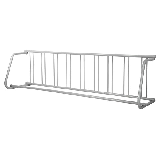 9-Bike Floor Bike Rack with Stability Stand - Single-Side Bicycle Storage