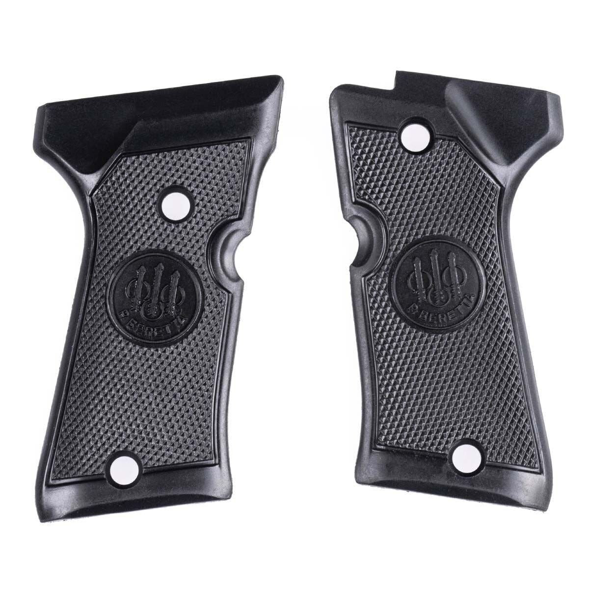 Beretta 92FS Compact Checkered Black Polymer Factory Pistol Grips