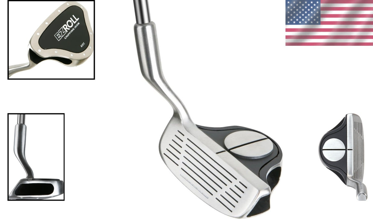Left-Handed Golf Chipper with Alignment Guide & Smooth Roll - 35-Inch