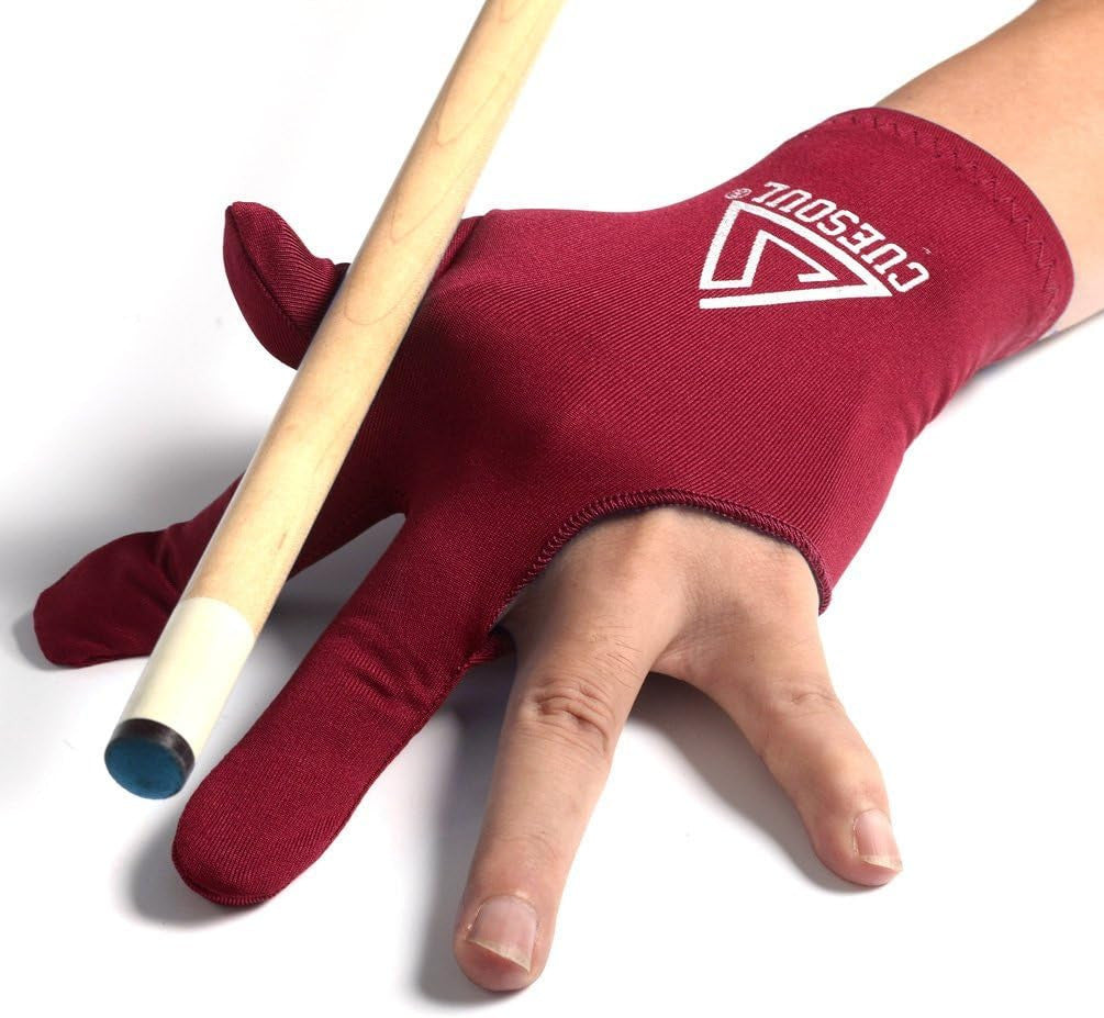 10 Pcs Billiard Gloves Set – 3 Finger Pool Cue Gloves for Right or Left Hand