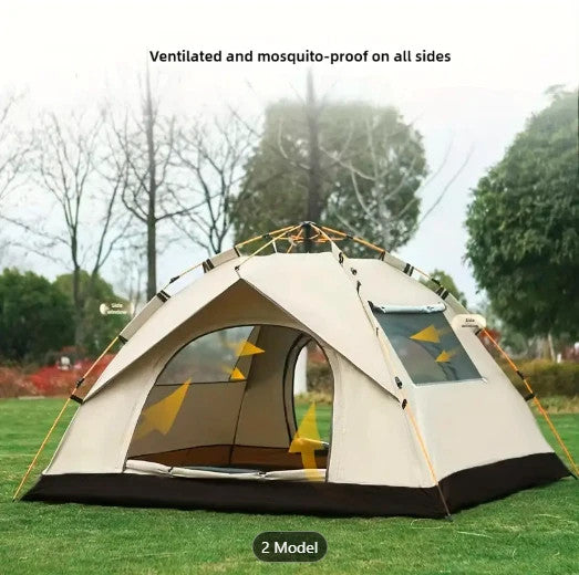 Automatic Pop Up Camping Tent Waterproof Instant Canopy for 3-4 People