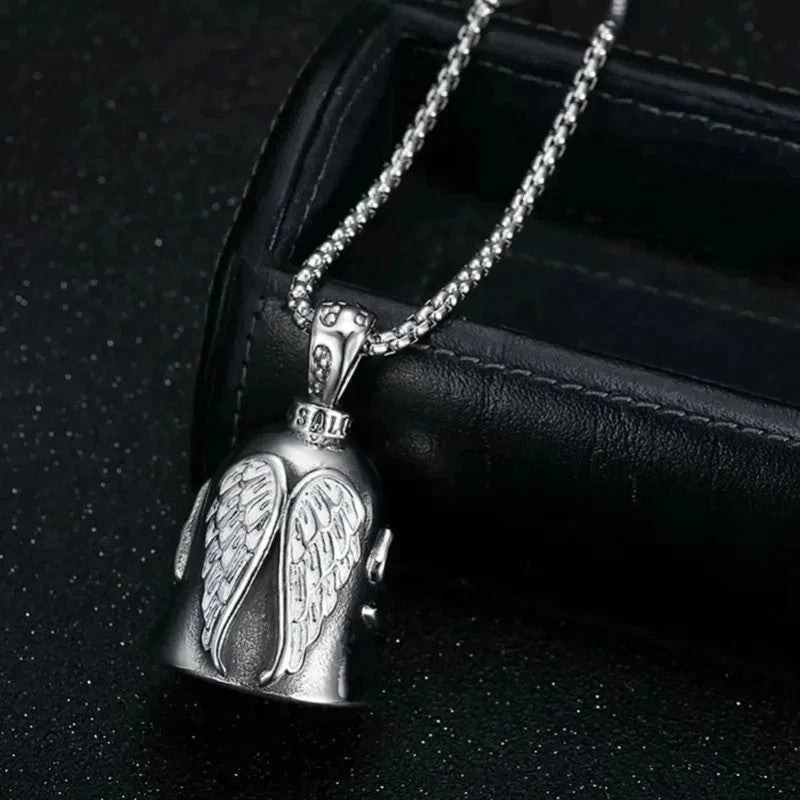 Angel Guardian Motorcycle Bell - Bicycle & Bike Safety Horn with Angel Design