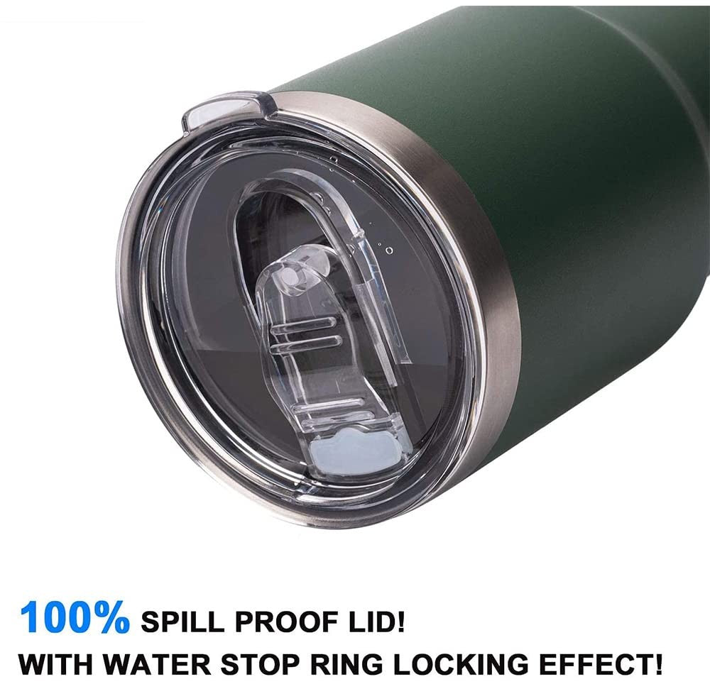 30 oz Tumbler Lid Replacement - Clear BPA-Free Drinkware Accessory