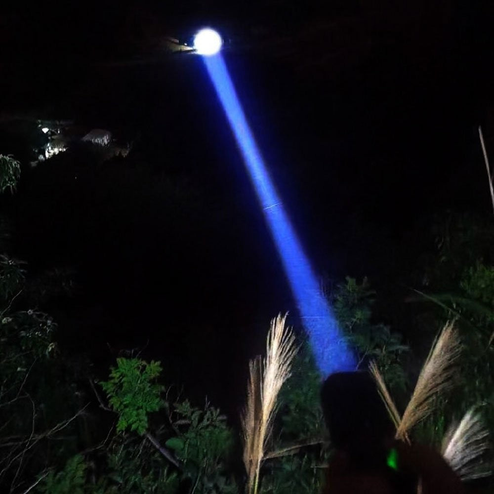 Super Bright LED Tactical Flashlight 1000000 Lumens, Rechargeable, Waterproof