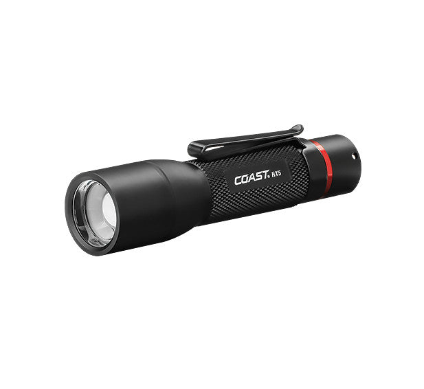 Mini Pocket LED Flashlight HX5 with Pure Beam Focusing 180 Lumens
