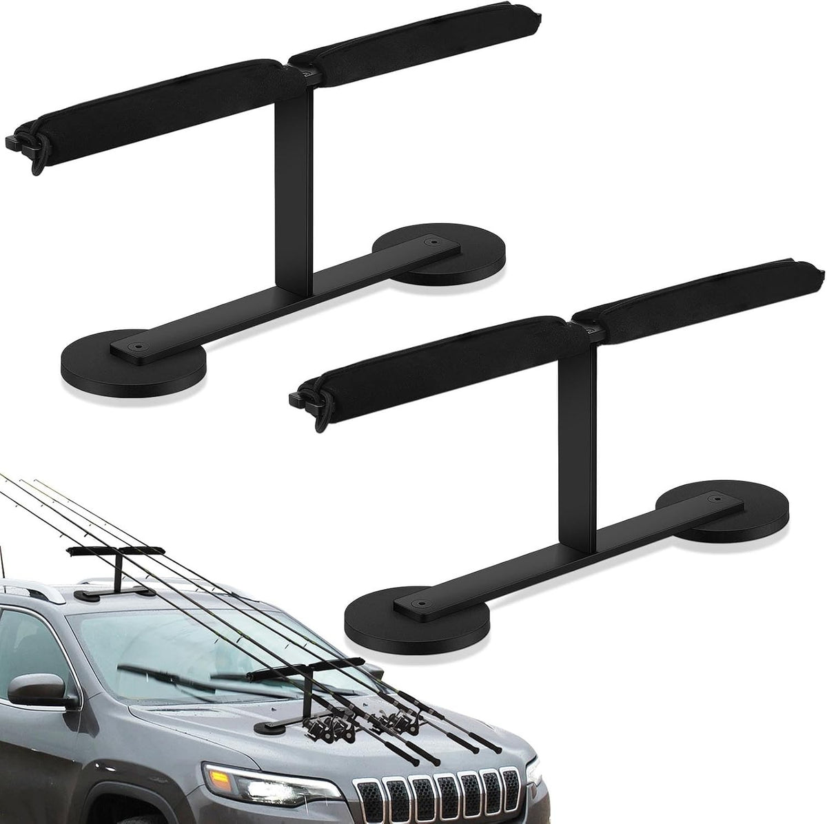 Magnetic Fishing Rod Holder for Truck and Vehicle Mounts