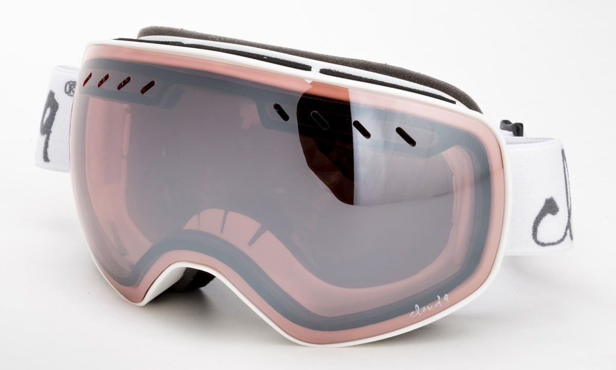 Snowboarding Goggles with Anti-Fog Double Spherical Lenses and Comfort Foam