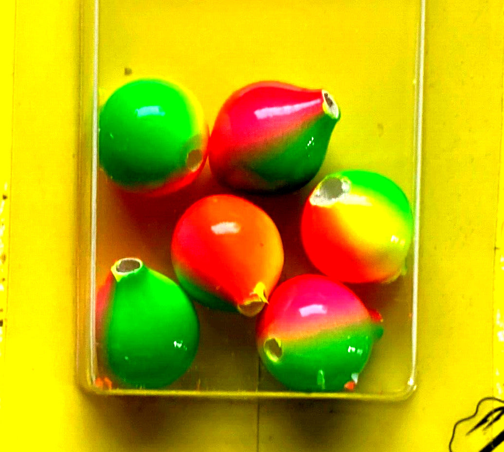 Yakima Worden's Lil' Corky Size 12 Sherbet Fishing Lure - 6 Count Pack