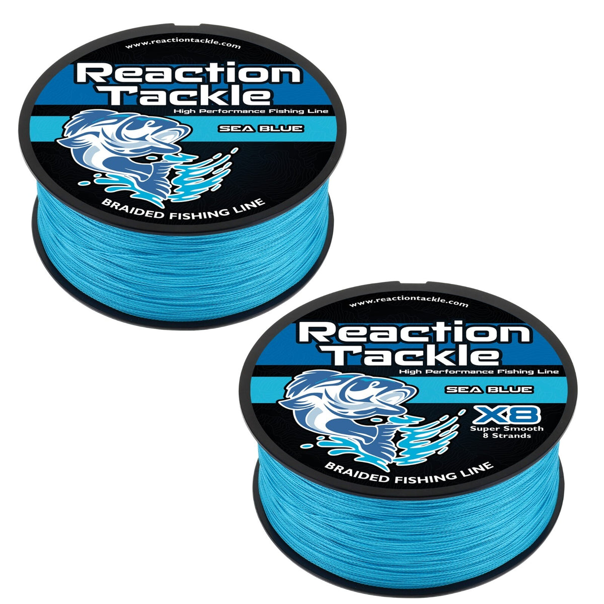 Braided Fishing Line Sea Blue - High Strength, Multi-Strand, Saltwater & Freshwater