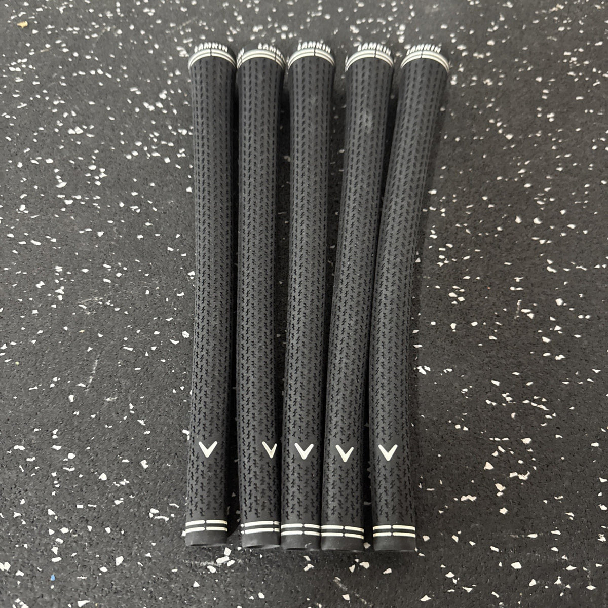 Callaway Lamkin Crossline 360 Golf Grips Set of 5 Black White Standard