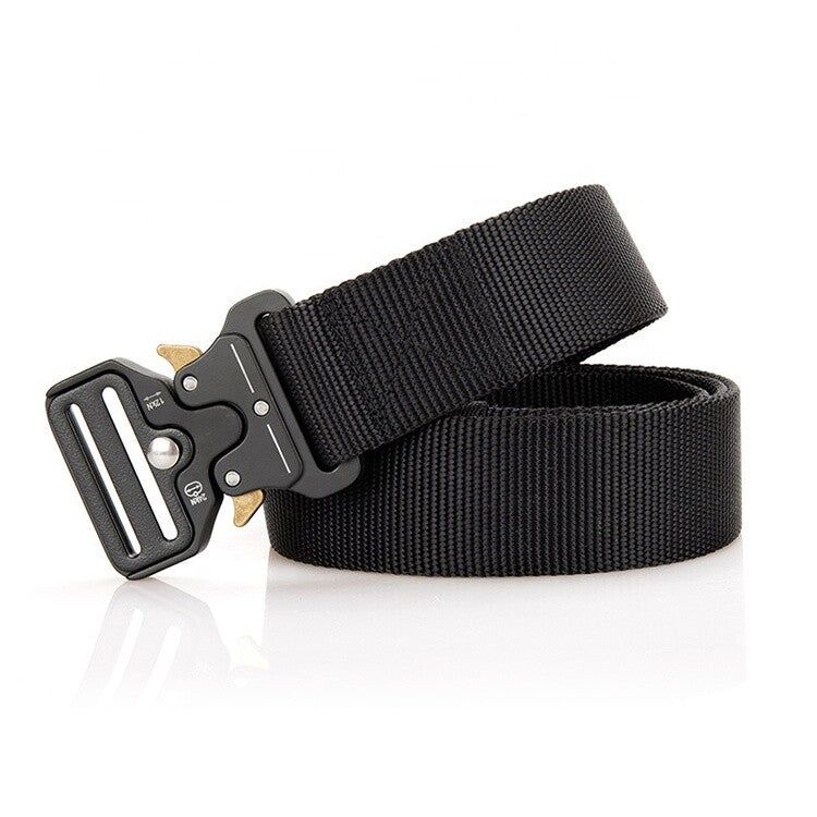 Heavy Duty Tactical Belt with Quick-Release Buckle for Outdoor Activities