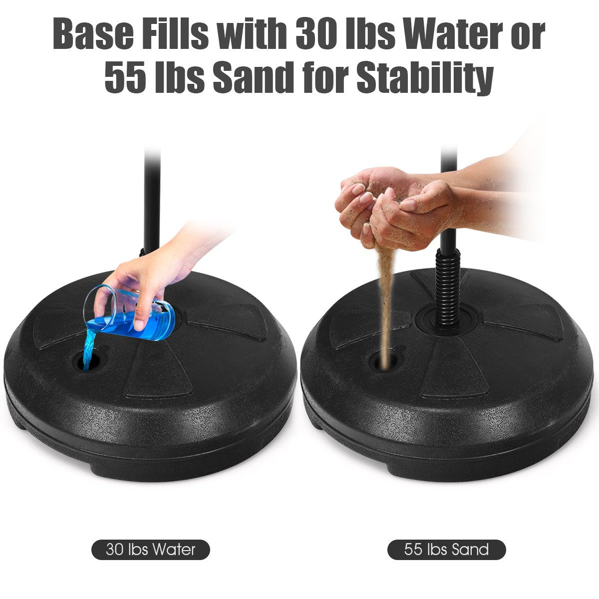 Adjustable Standing Boxing Punching Bag Set with Gloves for Teens & Adults