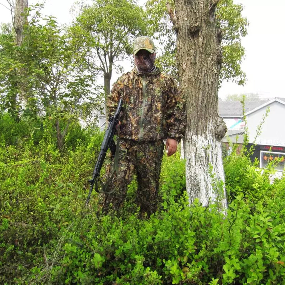 Camouflage Ghillie Suit Set for Hunting & Wildlife Photography