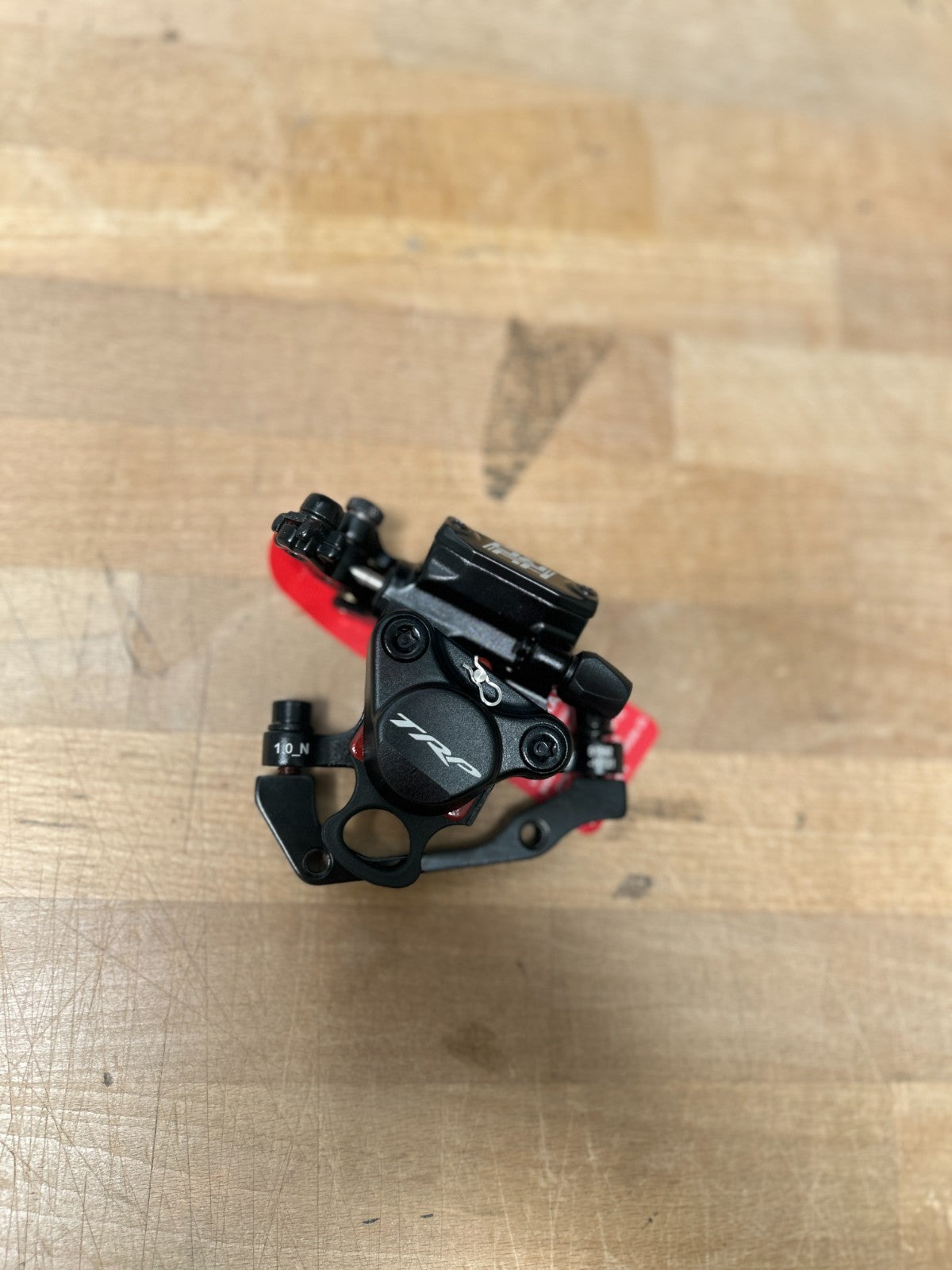Hydraulic Disc Brake for Bike with Cable Actuation and IS Mount Adapter – Black