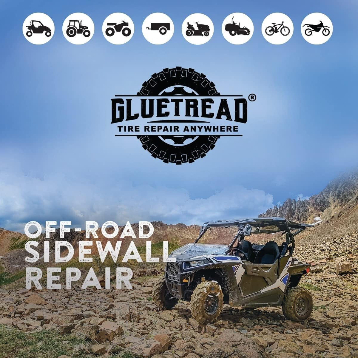 Off-Road Tire Repair Kit for SxS UTV ATV - Sidewall Puncture Fix