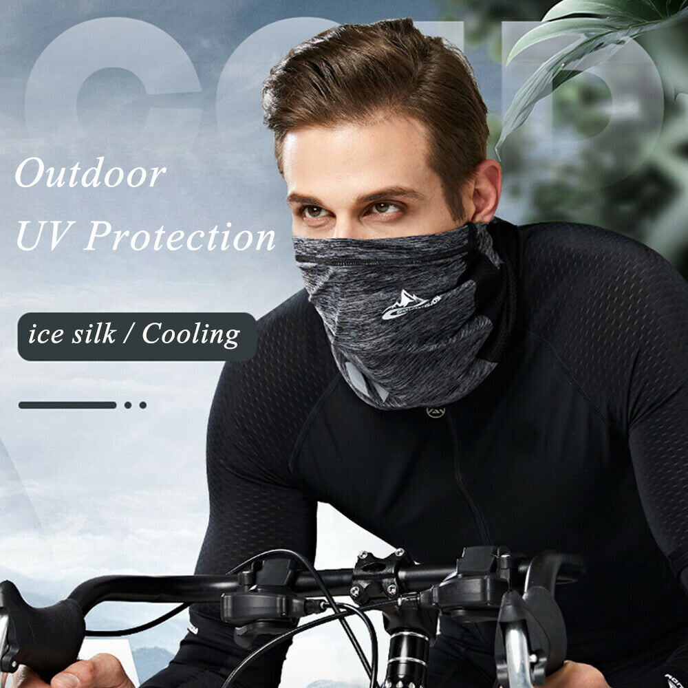 Summer Cooling Neck Gaiter Face Mask Bandana Balaclava Cover Scarf