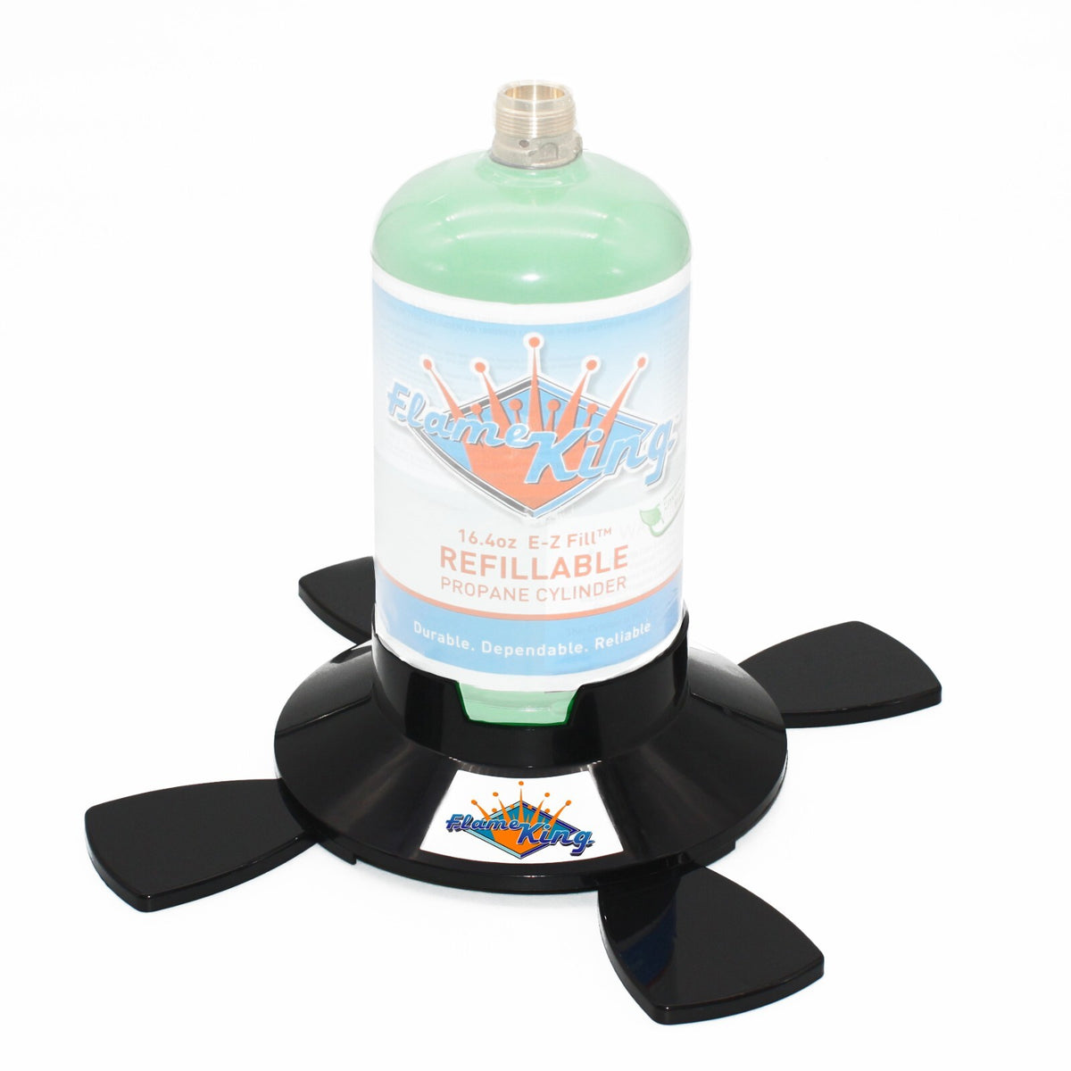 Propane Cylinder Base for 1lb and 16.4oz Bottles - Stabilizer Stand