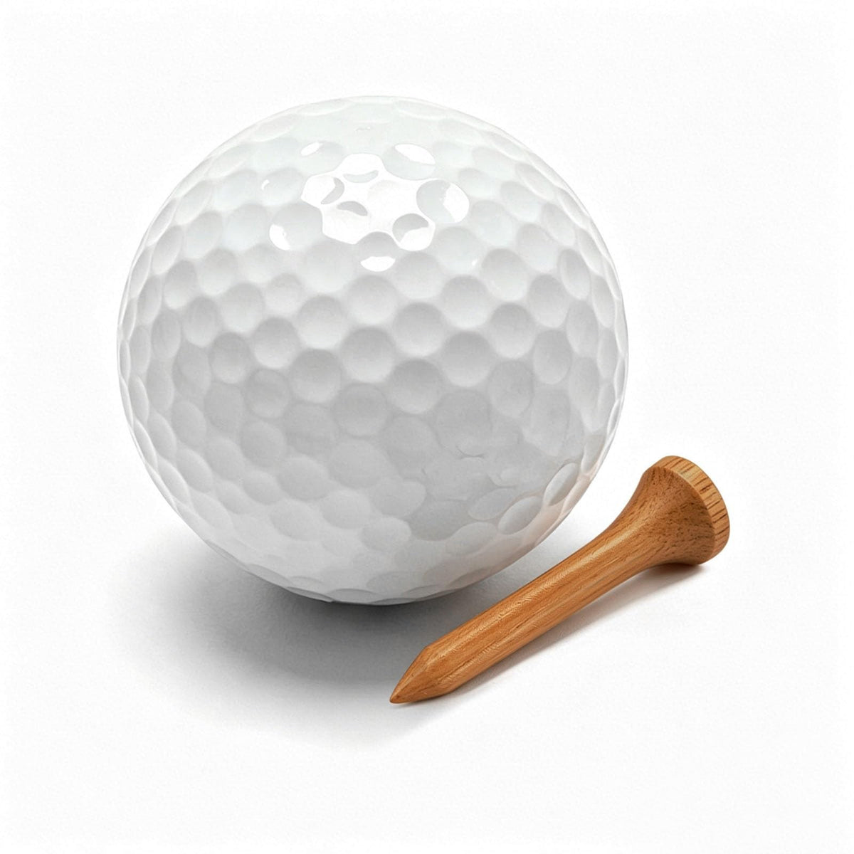 Wooden Golf Tees 1.5 Inch 100 Count Brown - Durable & Standard Size