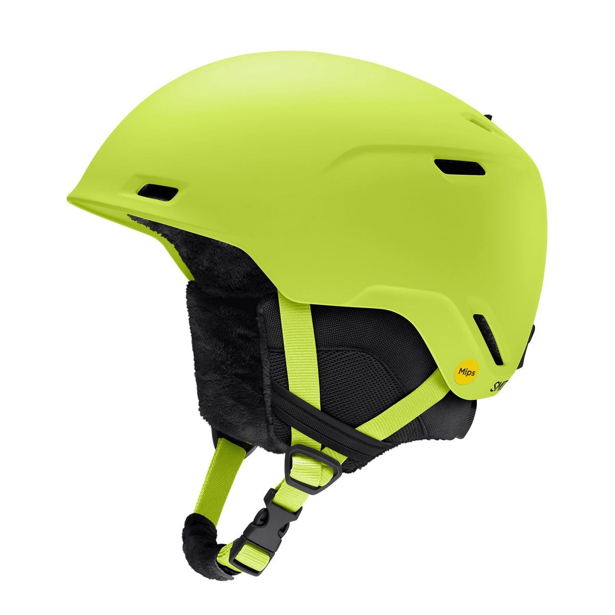 Youth Ski Helmet with MIPS Safety System - Electric Lime, Medium 55-59cm