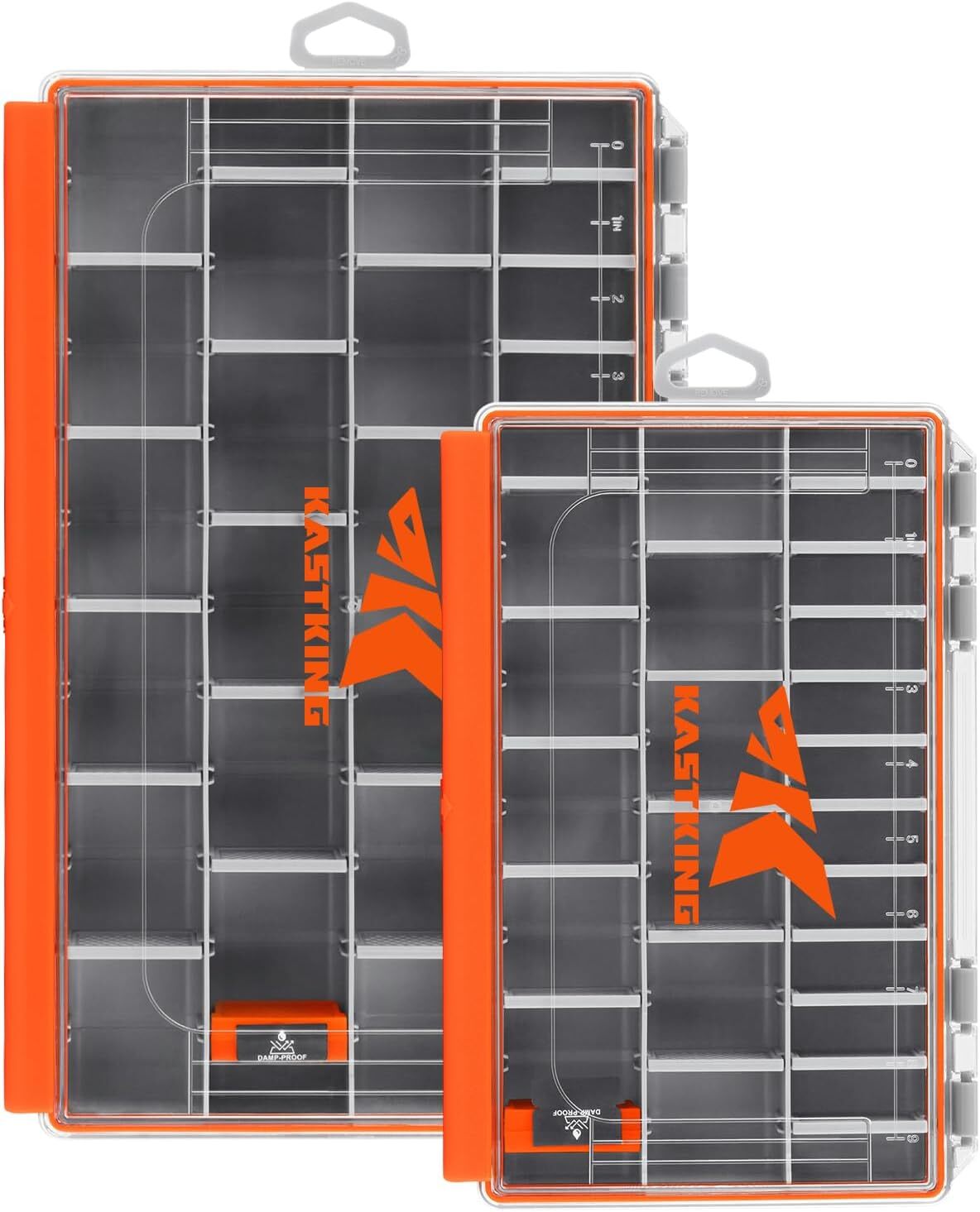 Waterproof Tackle Box with Adjustable Dividers - Multiple Sizes & Packs