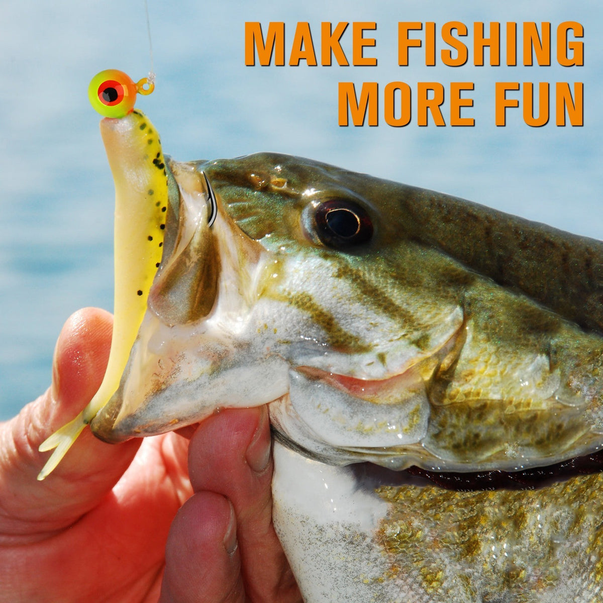 Fishing Jig Heads 1/8oz for Crappie Bass Saltwater & Freshwater 40PCS