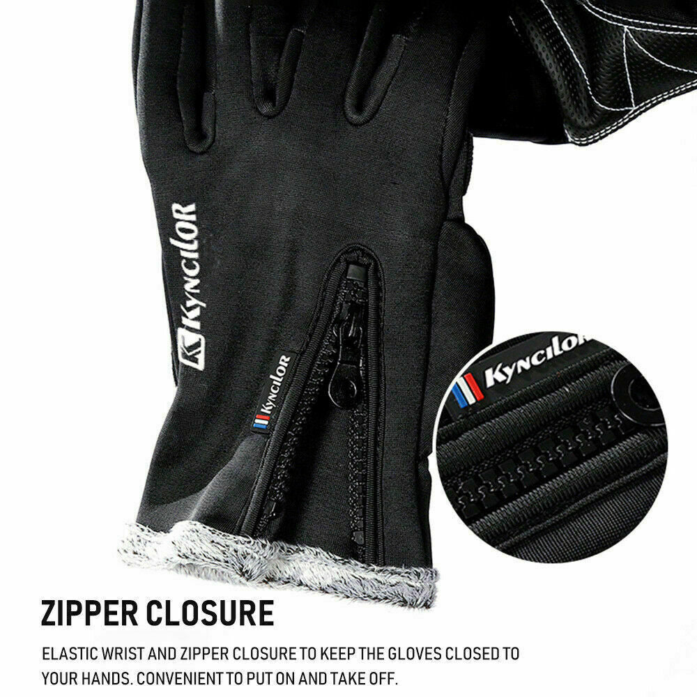 Winter Gloves Waterproof Windproof Touchscreen Gloves for Men Outdoor