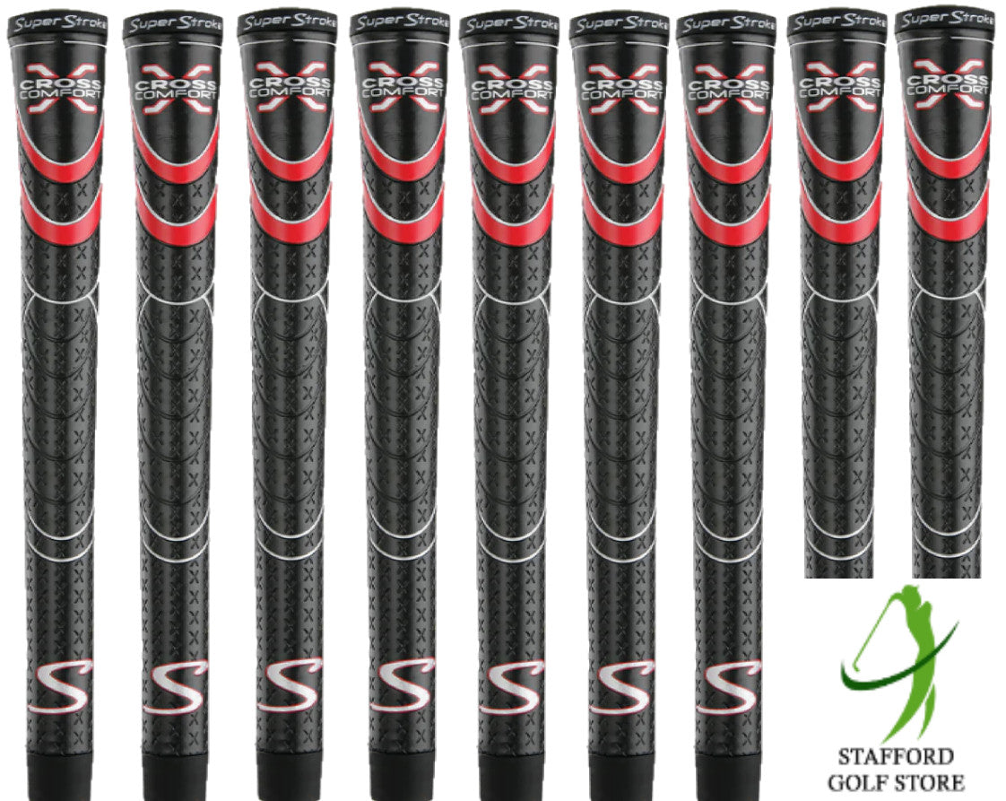 Golf Grip Set - Super Stroke Cross Comfort Undersize, Standard, Midsize & Jumbo