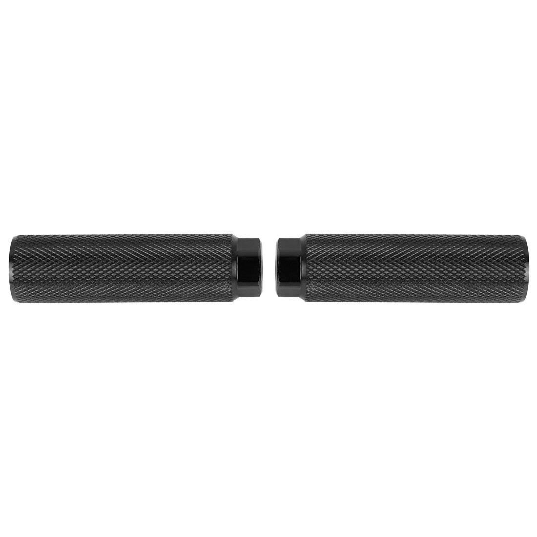 Aluminum Alloy Bicycle Foot Pegs for BMX & MTB Rear Axle 3/8 Inch Black - 2 Pack