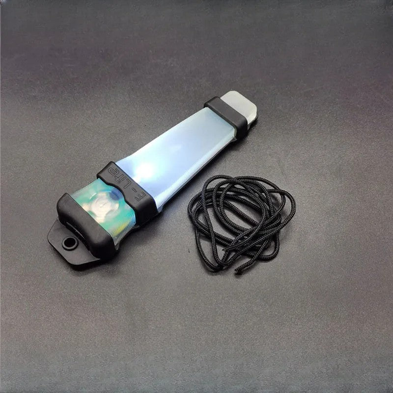LED Helmet Signal Light with Clip-On Mount for Safety and Visibility