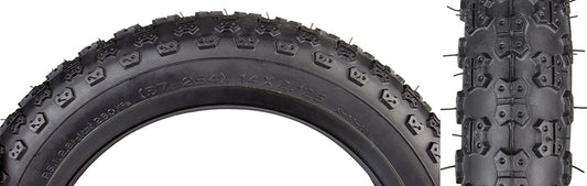 14-Inch BMX Bicycle Tire 2.125 Black Wire Bead Tubeless - Kenda MX3