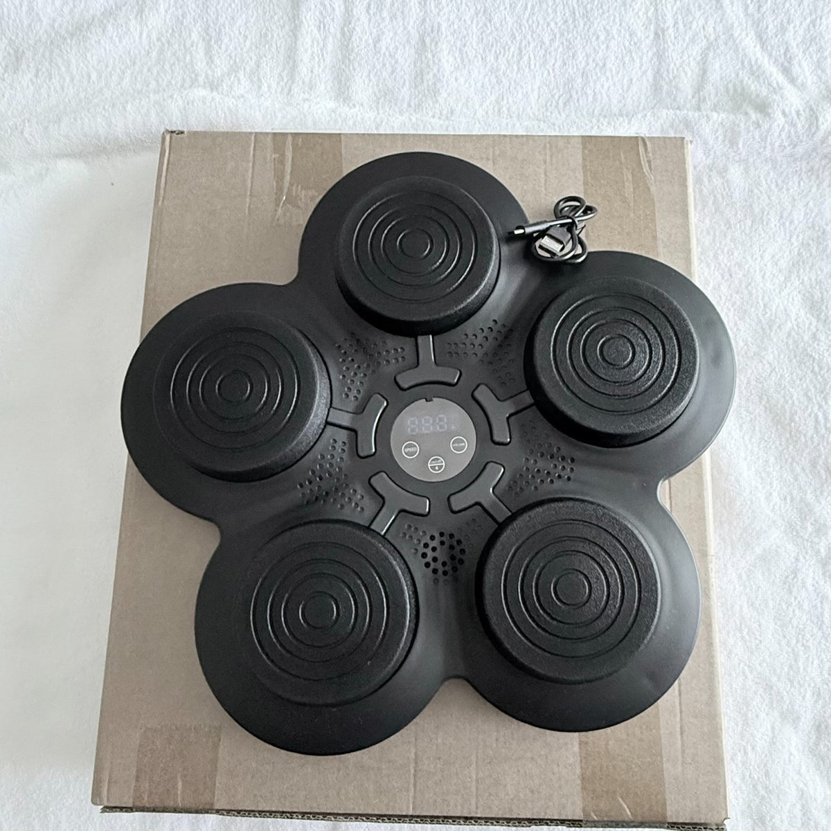 Wall-Mounted Bluetooth Boxing Machine with Gloves for Home Fitness