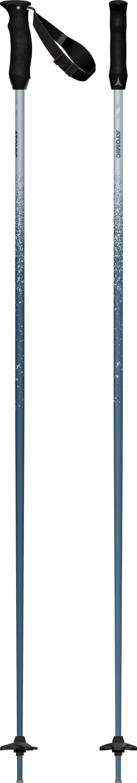 All-Mountain Carbon Ski Poles 120cm - Lightweight and Durable for Men