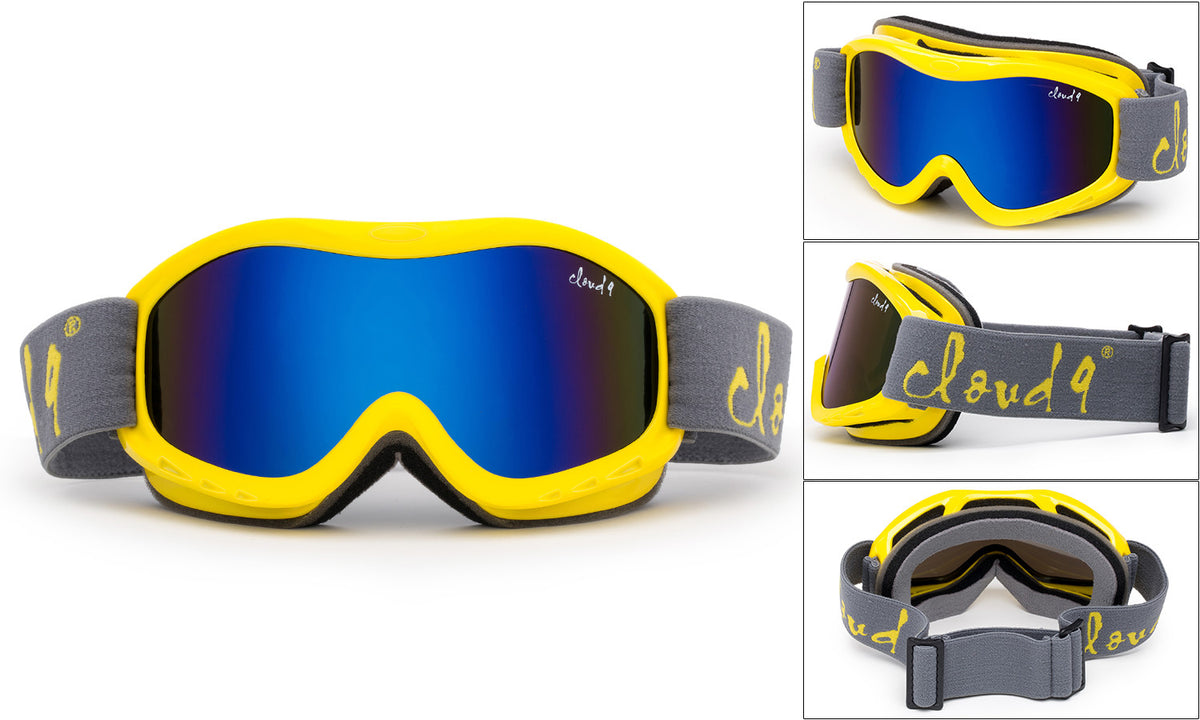 Kids Snow Ski Goggles Dual Lens Youth Ski Goggle with Pouch - Multiple Colors