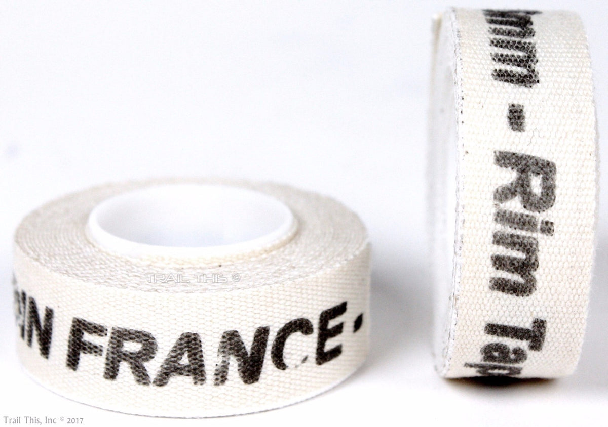 Bike Rim Tape Cloth Cotton 16mm Adhesive Road Wheel Strip - White