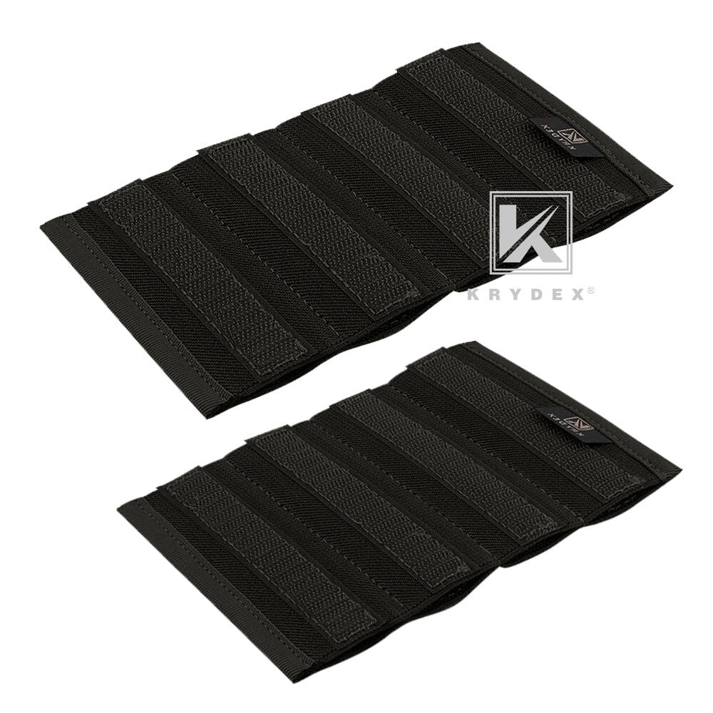 Tactical Elastic Magazine Pouch Fits 4 Pistol 9mm Magazines Hook & Loop